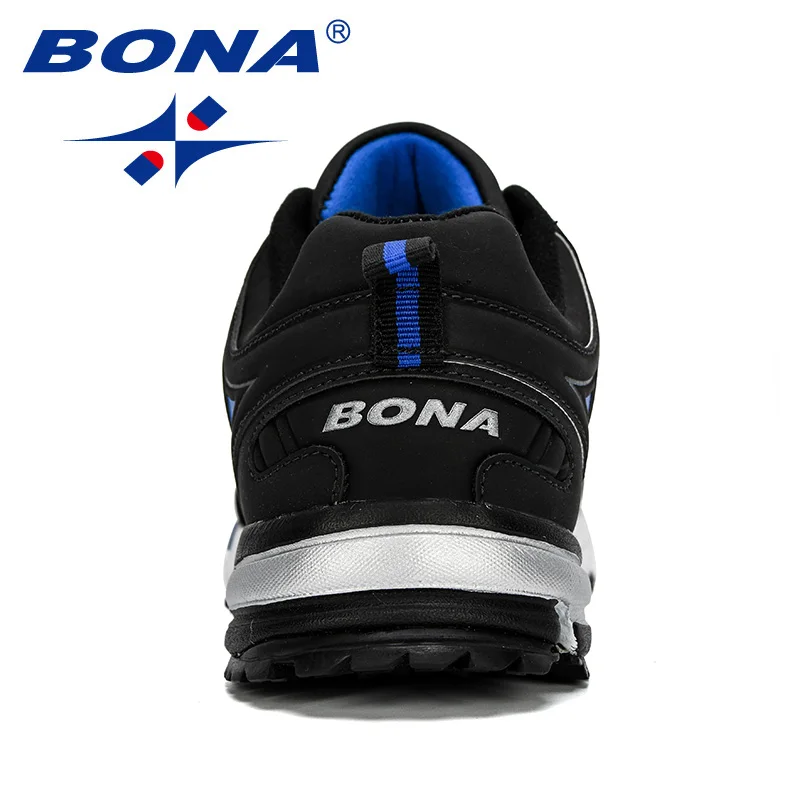 BONA 2019 новые дизайнерские мужские кроссовки для бега спортивные уличные Корзины