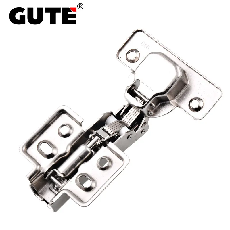 GUTE Damper Hydraulic Cabinet Hinge Rust Proof Cold-rolled Steel Door Iron Core Cupboard Furniture Soft Close | Обустройство дома