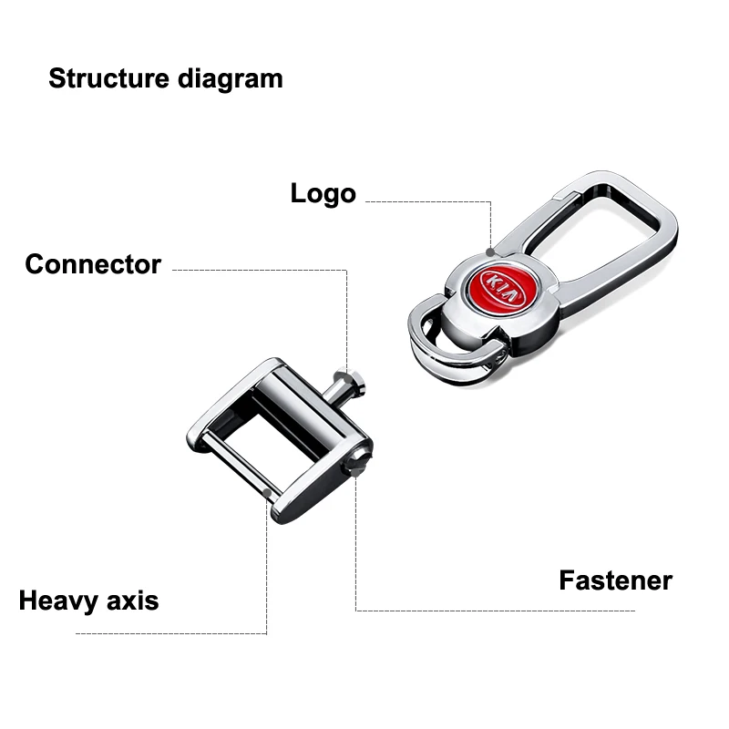 Алюминиевый сплав Автомобиль Логотип Брелок Авто подвеска Лучший Подарок Для kia
