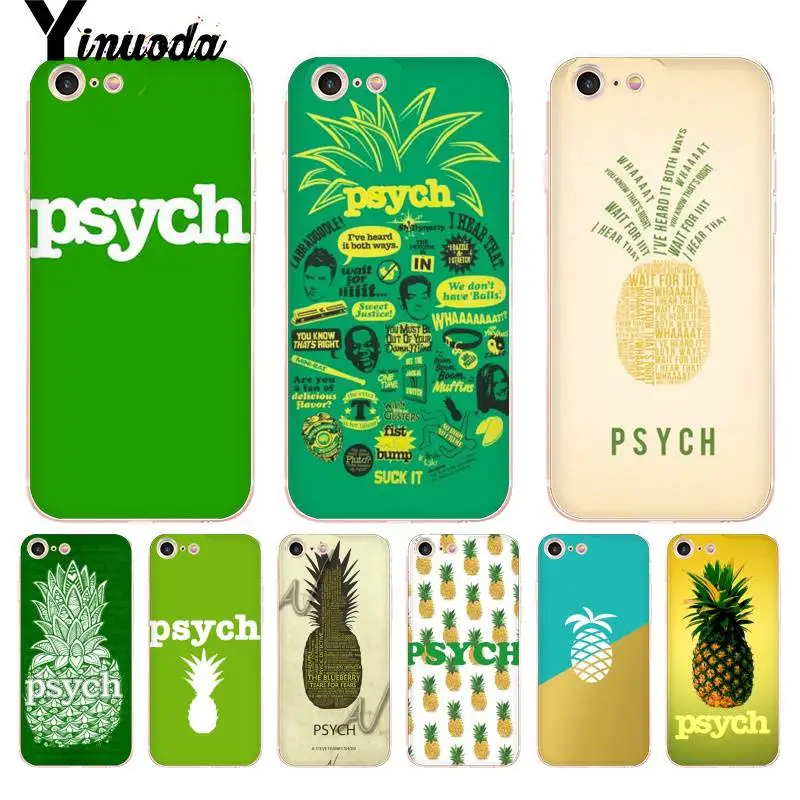 

For iphone 13 7 6 X Case Amazing Psych Pineapple Luxury Coque Shell Phone Case for iphone 13 8 7 6 6S Plus X 5 5S SE 5C XS XR