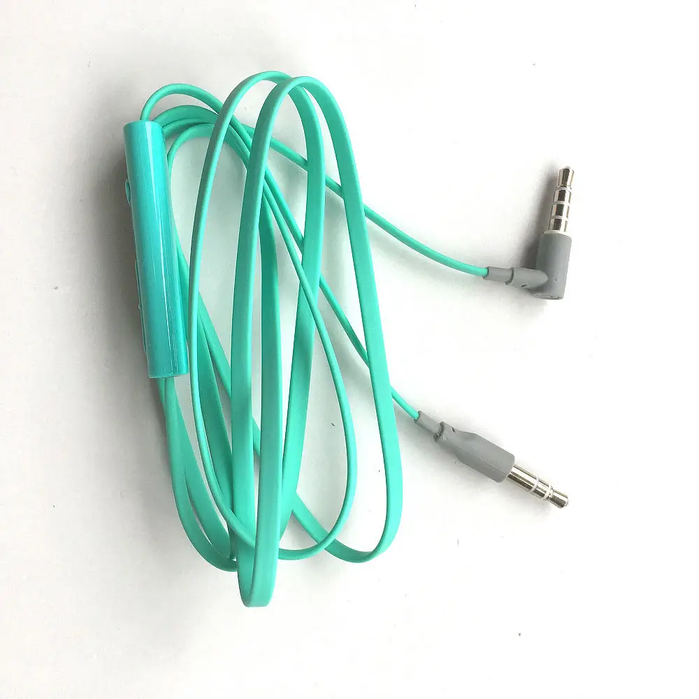 

New Control Talk Cord Cable Wire Mic 3.5 Aux Handsfree for All Phones & Tablets