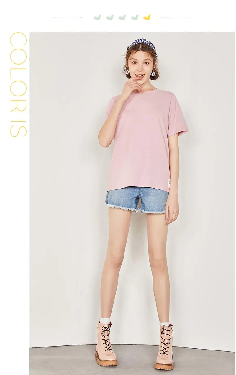 SEMIR, женская футболка, одежда с круглым вырезом, короткий рукав, женская футболка, хлопковые топы, mujer verano,, Повседневная летняя модная футболка