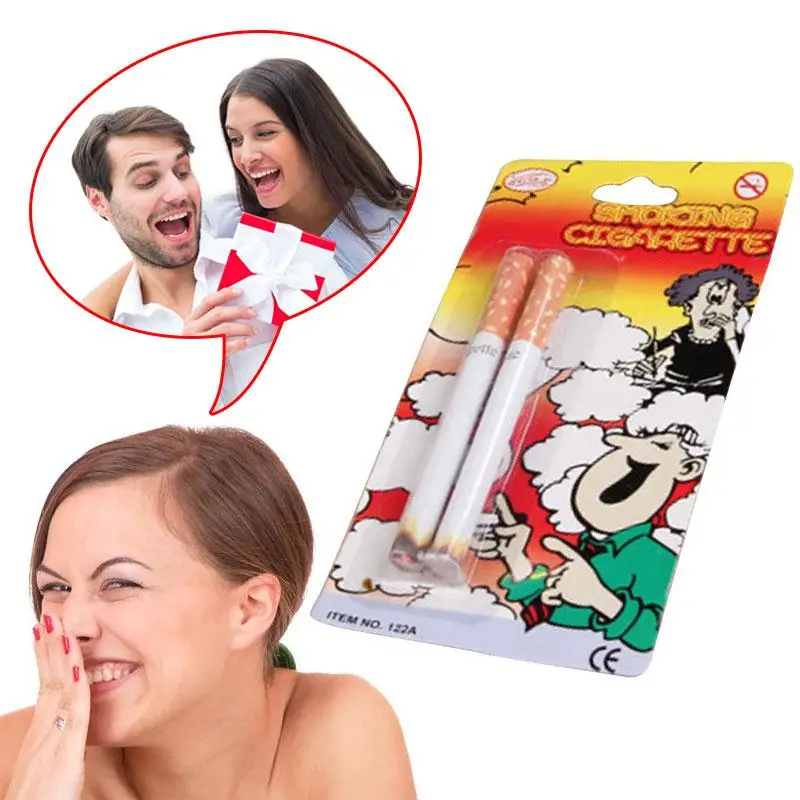 Курительная сигарета Burining розыгрыши шутки для веселых друзей в День Дурака |