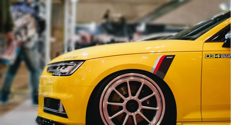 Автомобильные наклейки с левой стороны декоративные для колес персональные