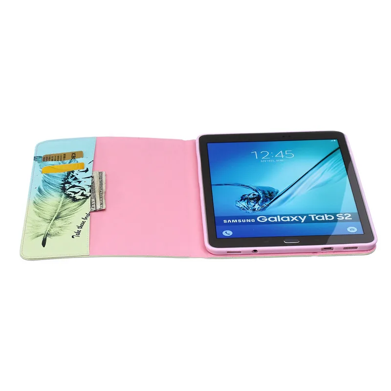 11 видов стилей чехол из искусственной кожи с рисунком для Samsung Galaxy Tab S2 9 7 T810 T815 T819