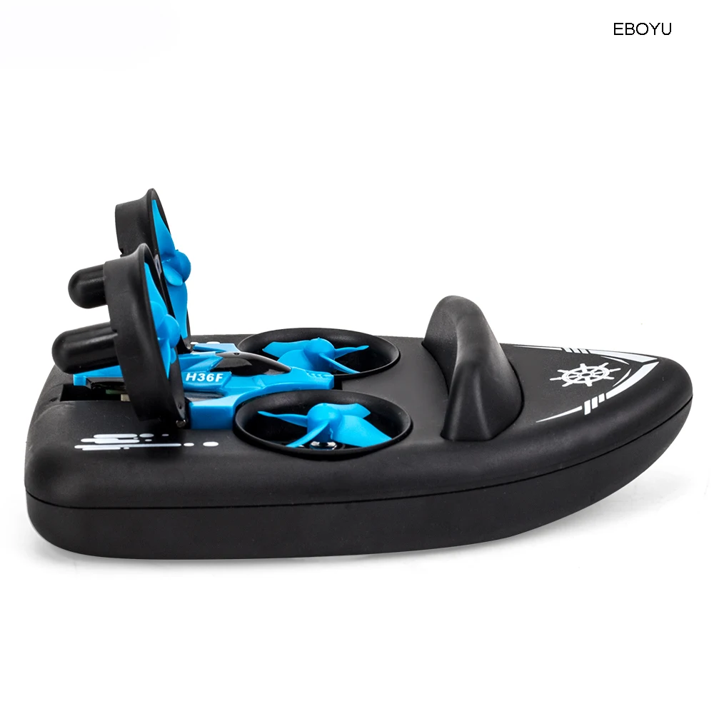 Дрон JJRC H36F 3 в 1 дистанционное управление поддержка летающего аппарата лодки суши