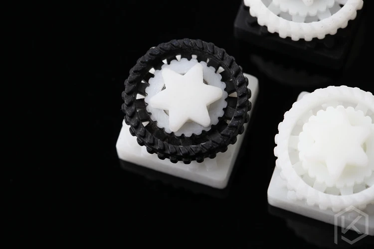 Новинка блестящие колпачки для ключей 3d печать принт пла шестерня турбо