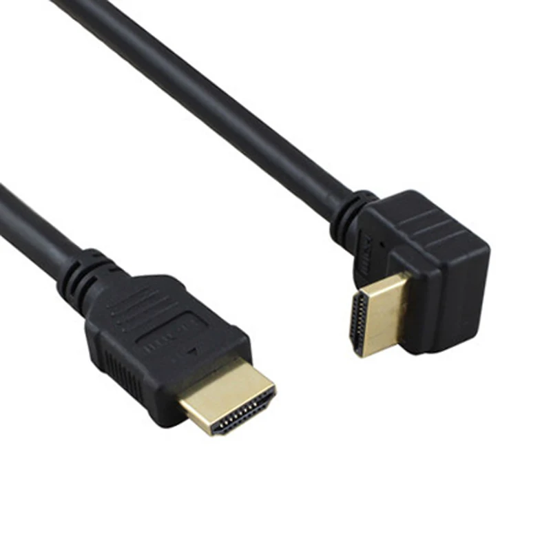 HDMI кабель 2 0 Версия 90 градусов налокотник подключен ТВ 4K HD для Apple TV PS3 PS4 проектор