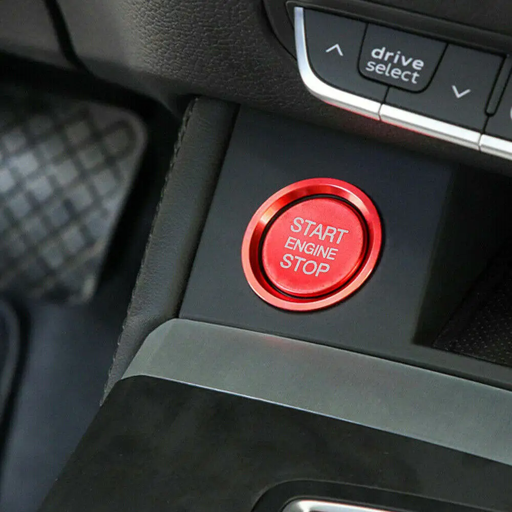 2PCS Engine Start Stop Push Switch Button Cover Ring Trim For VW Golf 7 MK7 Jetta One-button Starter The Public | Автомобили и
