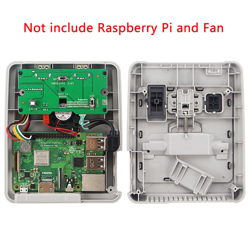 Чехол Retroflag SUPERPi-J Raspberry Pi 3 NESPi чехол с функцией безопасного выключения подходит для Raspberry Pi 3 Model B+ Pi3 B