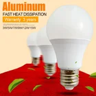 Светодиодные лампы E27B22, лампы 100-240 В, Фактическая мощность, алюминиевая плата, холодный теплый светодиодный Глобус 3 Вт6 Вт9 Вт12 Вт15 Вт18 Вт21 Вт светодиодный Светодиодная лампа