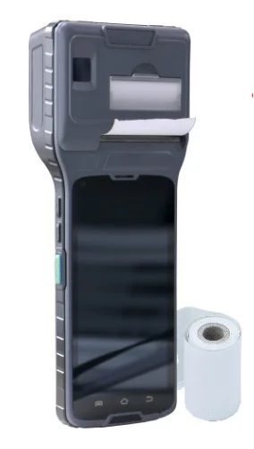 Терминал Android 5 дюймов Считыватель Rfid UHF с NFC термопринтер Wi-Fi Bluetooth 4G 2D сканер