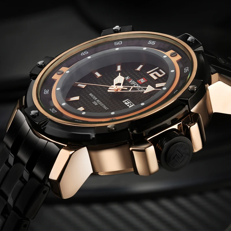 Мужские часы NAVIFORCE брендовые модные повседневные военные армейские нержавеющая