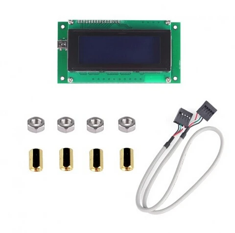 20X4 2004 ЖК-дисплей модуль Smartie комплект стартера ПК чехол | Электронные компоненты и