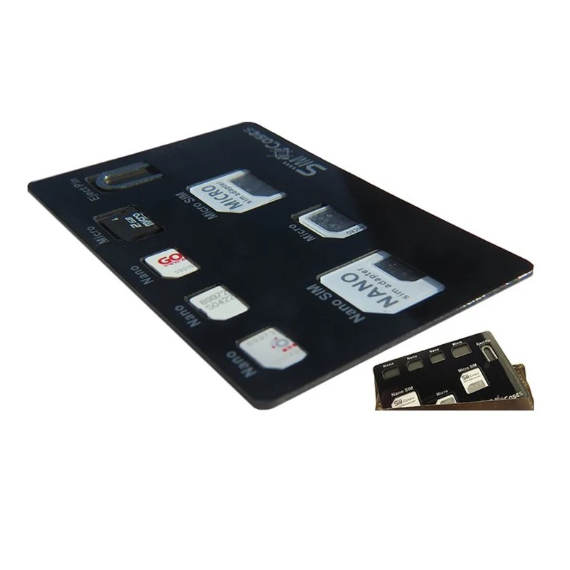Тонкий SIM держатель для карт и MicroSD чехол для хранения и lphone pin в комплекте