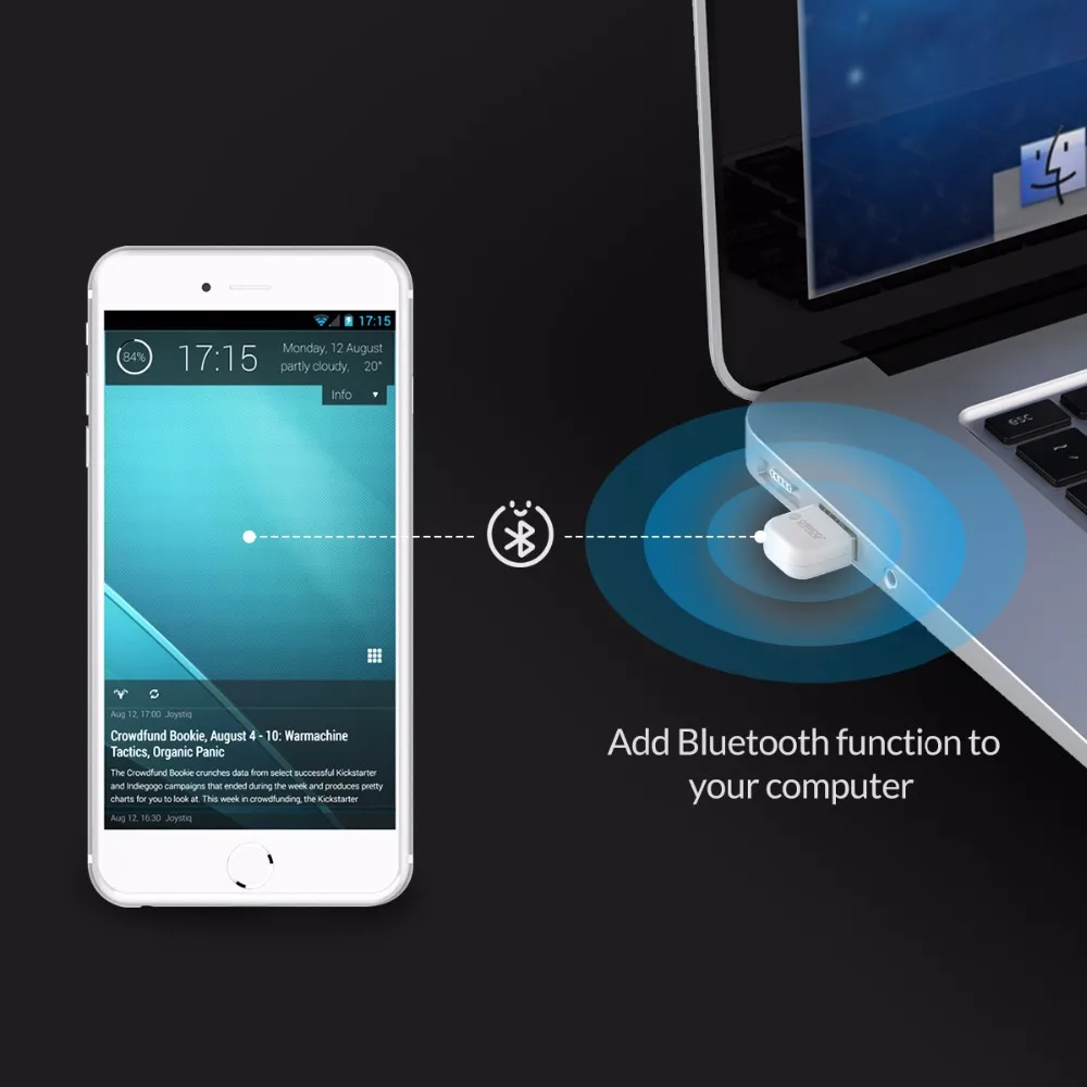 USB адаптер ORICO Bluetooth4.0 беспроводной передатчик для ПК совместим с Windows Vista Bluetooth 2 1/2
