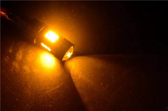 Цвет: желтый 2 шт. 3030 21smd Led T25 3157 T20 W21w W21/w W21 5w 7443 7440 Canbus безошибочный тормозной задний сигнальный фонарь, белый Янтарный красный - Испускаемый цвет: Цвет: желтый