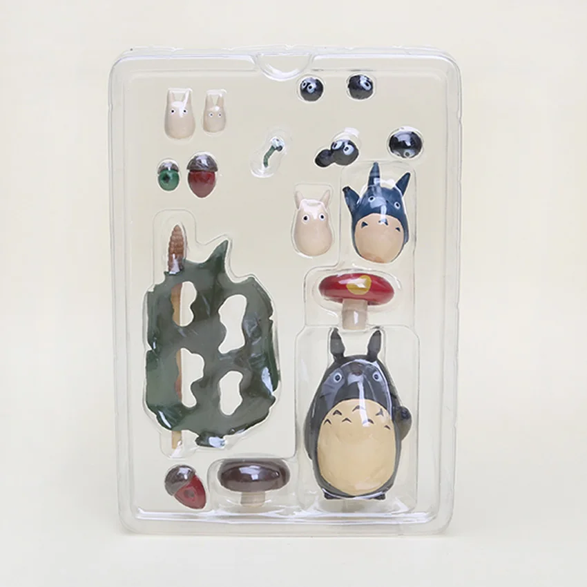 Totoro green no box 4 стиля на выбор Хаяо Миядзаки Кики служба доставки Хаяо Миядзаки Мой сосед Тоторо фигурка Коллекционная модель игрушки - Цвет: Totoro green no box