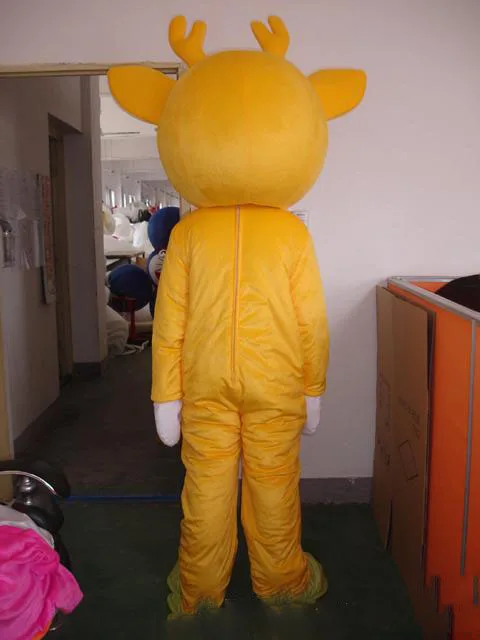 

High quality hot Cute Deer Mascot Costumes Birthday Xmas Theme Party Costumes Carnival Fancy Dress Mascotte