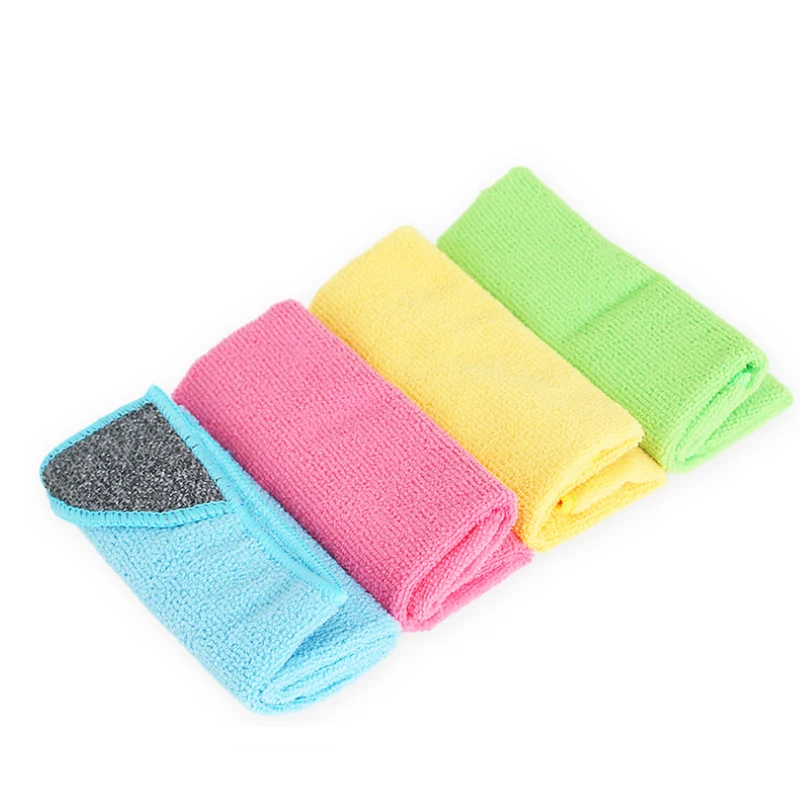 Домашний 3 + 1 чистящее полотенце зеленый водонепроницаемый выпадение волос