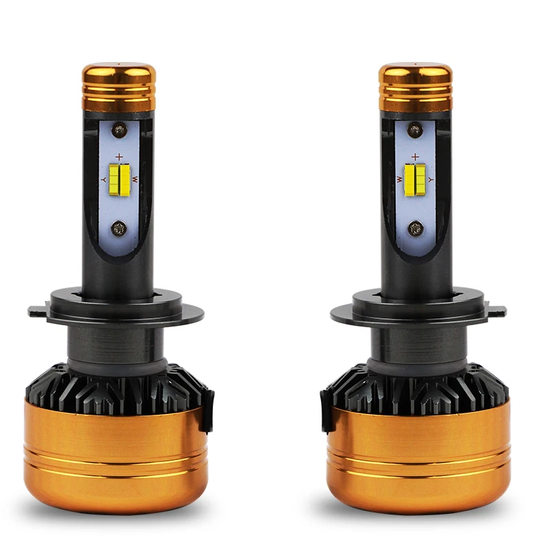 3 цвета, светодиодные лампы H7, 50 Вт, 3000 лм, Z5