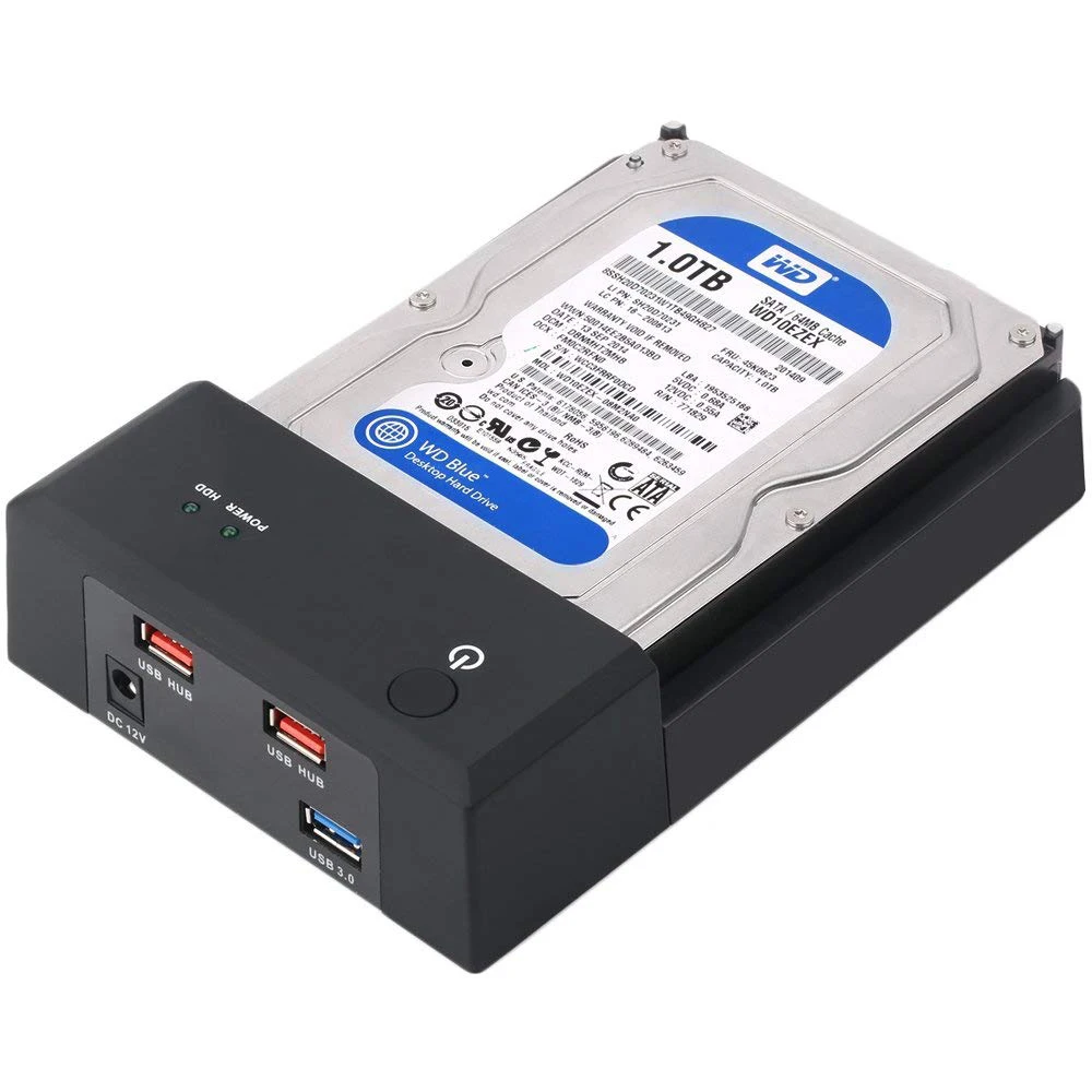 2 5 &quot3 5&quot USB 3 0 на SATA III внешняя док станция для жесткого диска дюймовый корпус