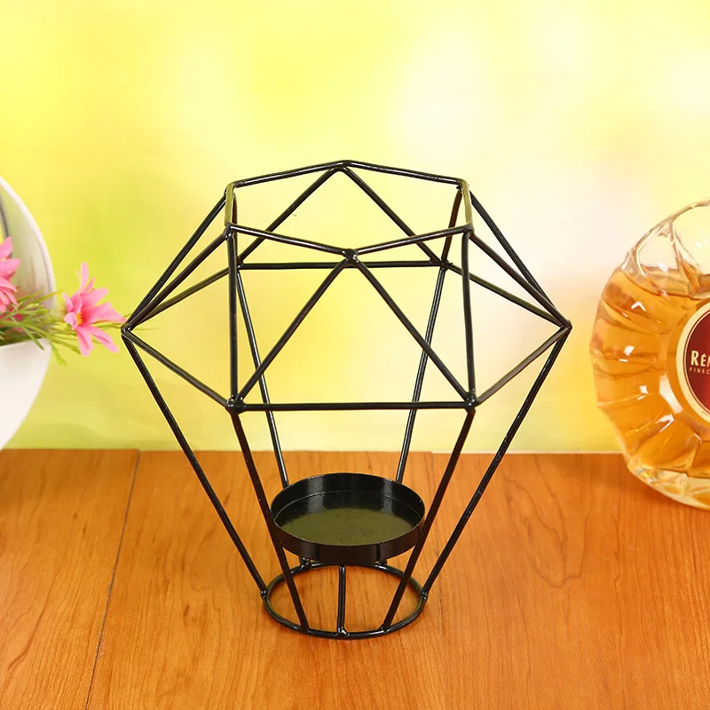 1 шт. геометрический подсвечник в скандинавском минималистичном стиле украшения