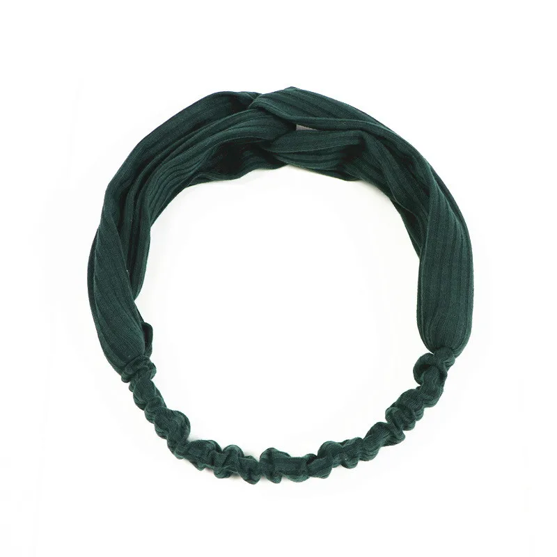 

WEIJUN Hair Lady Knitting Cross Headbands Hoops Women Adult Fashion Headbands Solid Headwear