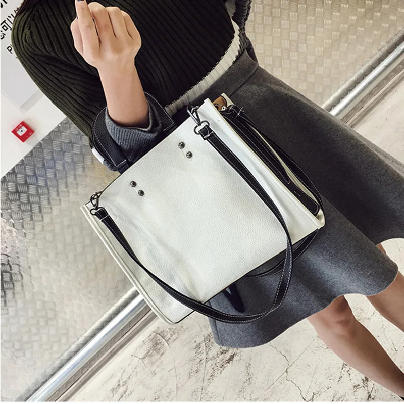 Manwen Повседневное Для женщин Сумки из искусственной кожи на молнии два Бретели