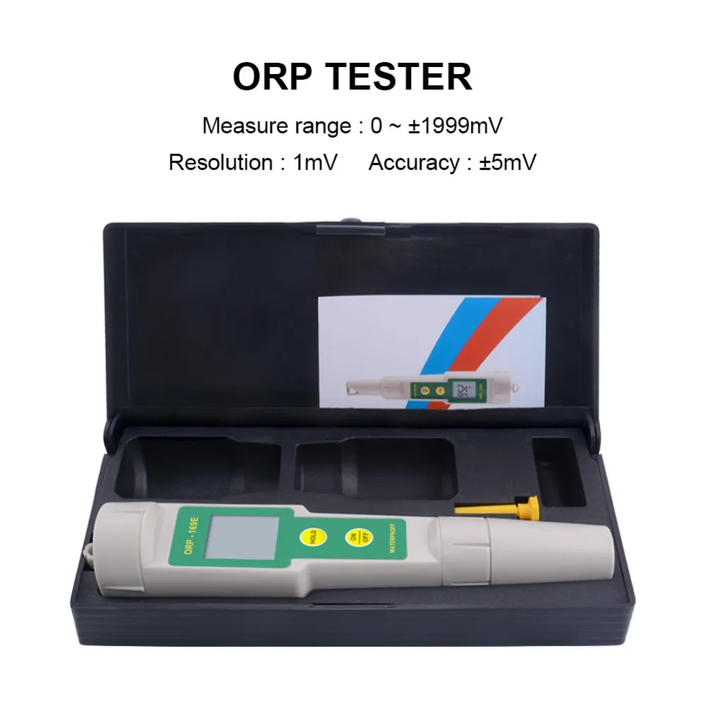 Yieryi водонепроницаемый orp тестер качества воды ORP/Redox метр для бассейнов