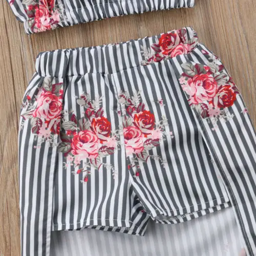 Модная летняя одежда для маленьких девочек модные стильные кружевные топы с