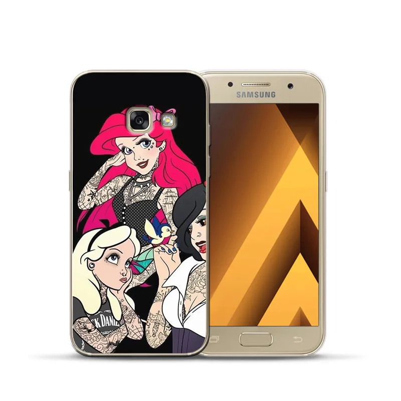 Роскошный чехол для samsung Galaxy A9 A8 A7 A6 A5 A3 эльф Русалка Белый снег чехол с принцессой чехол силиконовый чехол