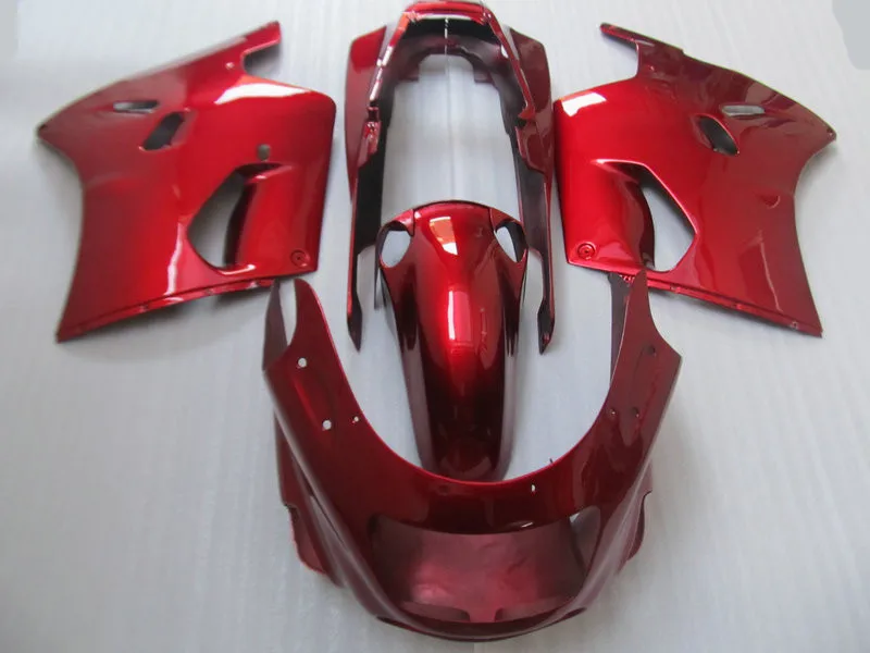 Набор обтекателей под заказ для KAWASAKI Ninja ZZR1100D 93 00 01 03 ZZR 1100 ZX11 1993 2001 2003 ABS все красные