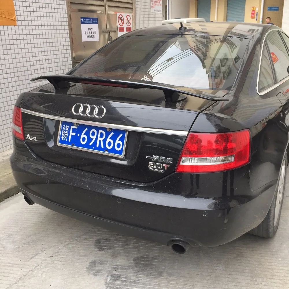 Для Audi A3 A4 A5 A6 Спойлер ABS Материал заднего крыла первоклассника Цвет задний спойлер для Audi A3 A4 A5 A6 спортивный стиль спойлер