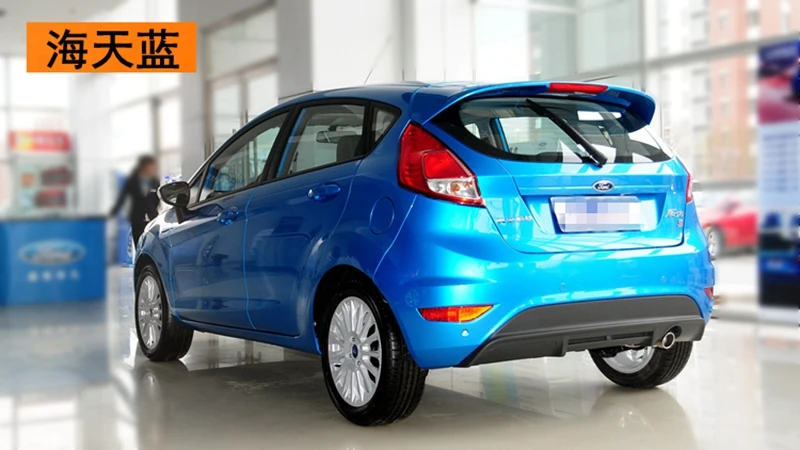 Используется для ford fiesta спойлер 2009 2018 высокого качества ABS Материал окрашенный