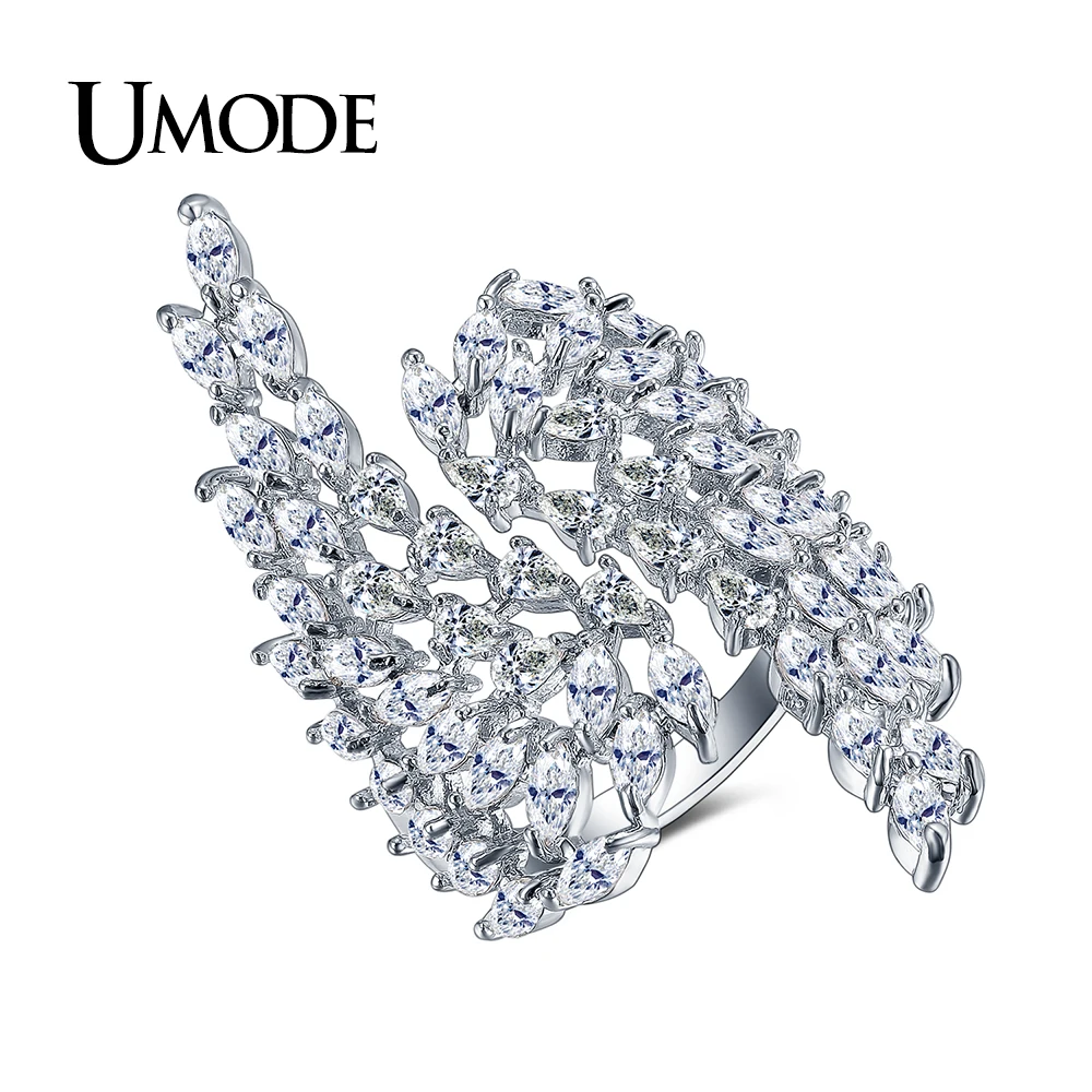 Женское кольцо с фианитом Открытое кристаллами|crystal rings for women|cocktail ringcrystal ring |