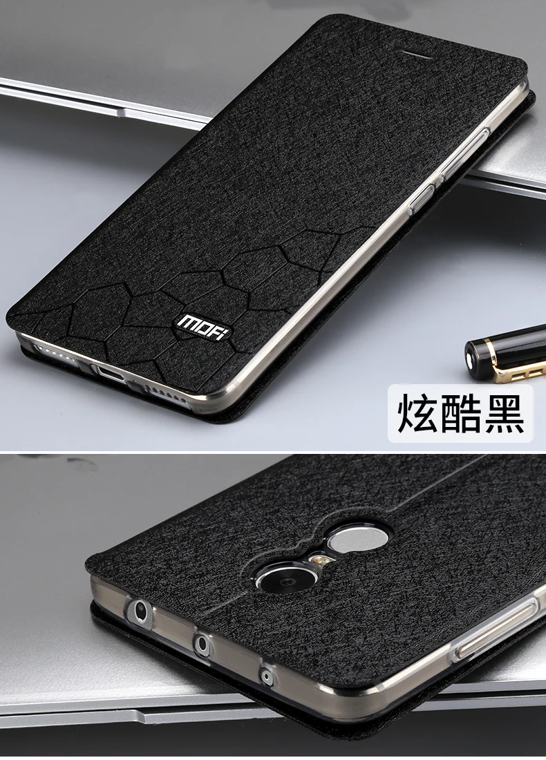 Глобальная версия xiaomi redmi note 4 чехол Смарт Флип xiaomi чехол MOFI redmi note 4 Чехол для глобальной версии xiomi redmi note 4 Чехол
