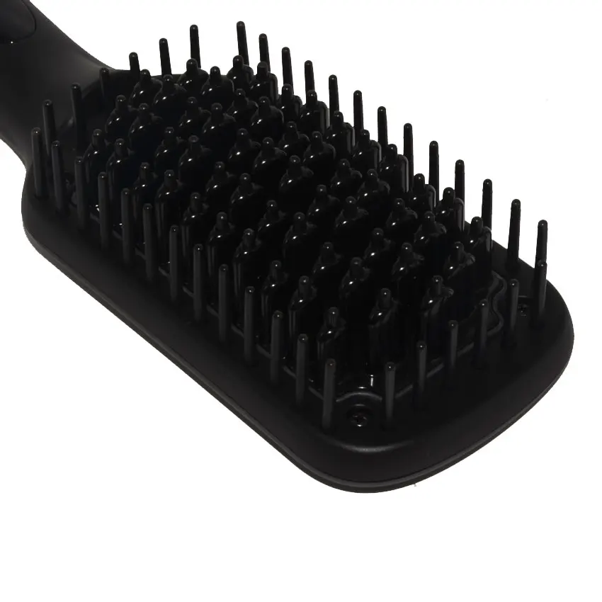 Queenme Ionic Hair Straightening Brush LCD Display Ceramic Tourmaline Electric Straightener Flat Iron Styling Tool | Красота и