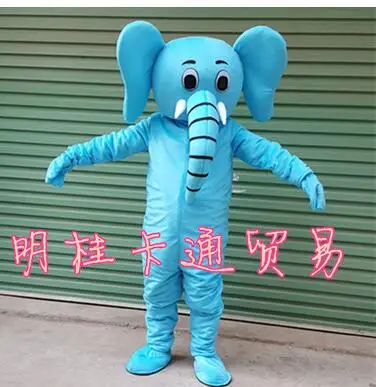 

High Quality Grey Mastadon Elephant Mascot Costume Elephant Theme Anime Cosply Costumes Carnival Fancy Dress Mascotte Kits