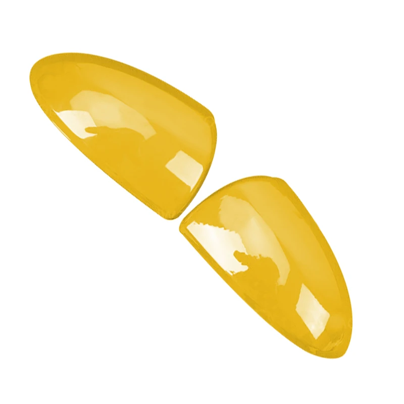 yellow Автомобильное зеркало заднего вида персональная Модификация аксессуары для Smart 451 Fortwo пластиковая наклейка для автомобиля Стайлинг авто украшение - Название цвета: yellow