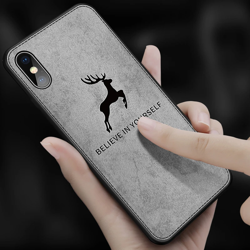 Чехол для Iphone X XS Max жесткие чехлы из поликарбоната 7 Plus 8plus чехол телефона тканевый