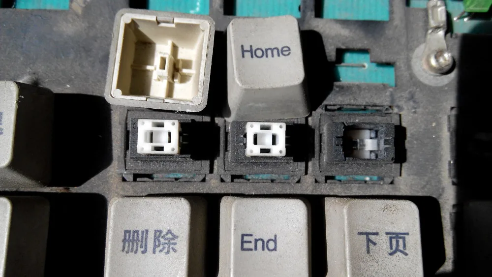 Клавиатуры и клавиатуры alps 10 шт./лот белый переключатель для старых IBM P70 switch |