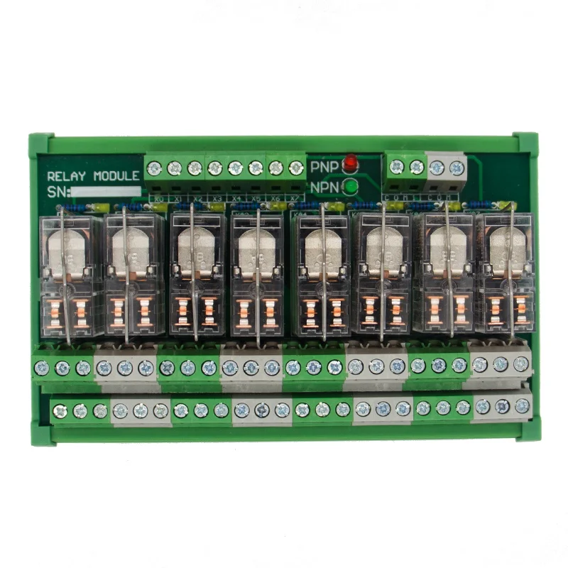 8-канальное реле интерфейса OMRON DPDT G2R-2 DIN Rail | Реле
