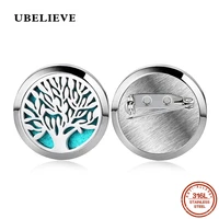 vintage female pins brooches for women stainless steel pendant pendant color brooches aromatherapy essential oil diffuser locket
