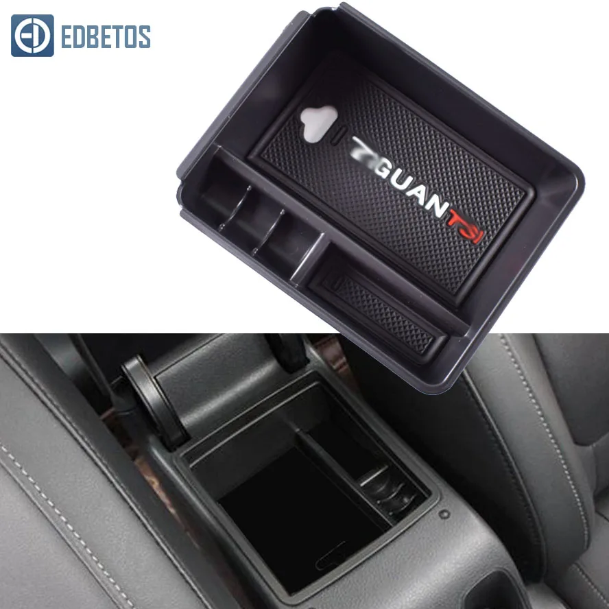Tiguan подлокотник ящик для хранения для Volkswagen Tiguan 2009 2010 2011 2012 2013 Tiguan L аксессуары, органайзером и 16-19