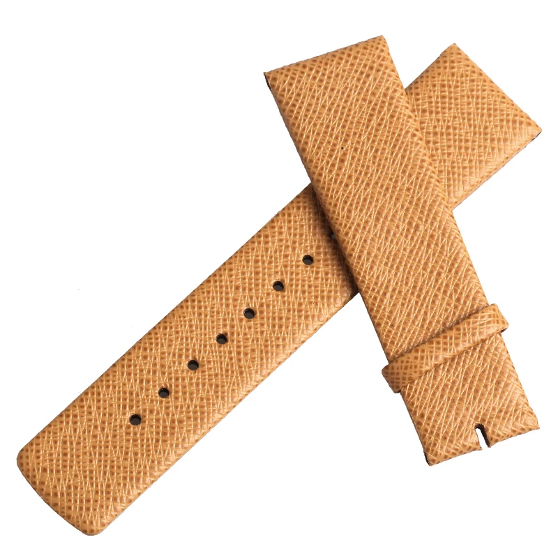 Ремешок WENTULA из натуральной кожи для часов тонкий коричневый браслет CK Calvin Klein K2G211