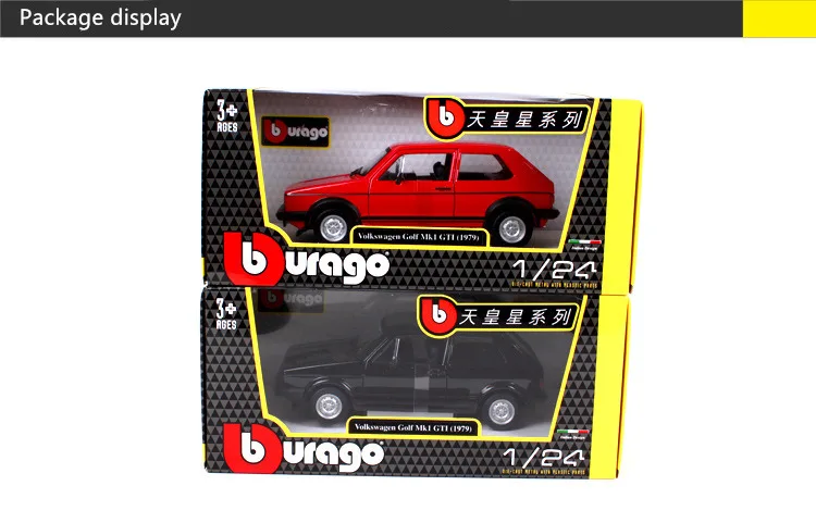 Bburago 1:24 1979 Golf GTI имитация сплава Модель автомобиля ремесла украшение Коллекция игрушек инструменты подарок