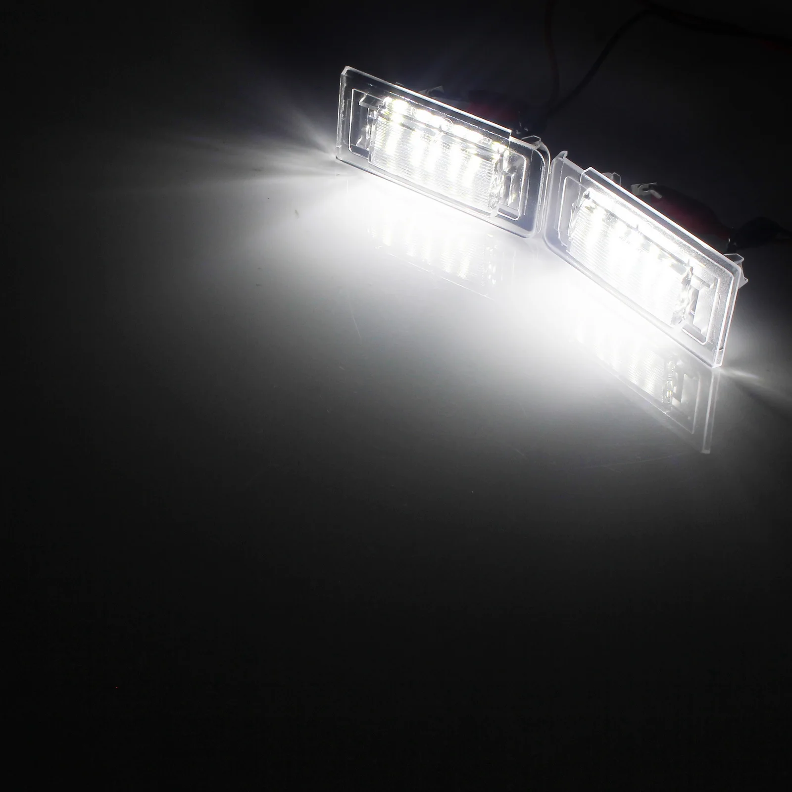 ANGRONG 2x для Audi TT MK1 8N 1999-06 SMD светодиодный светильник номерного знака Белого цвета без ошибок