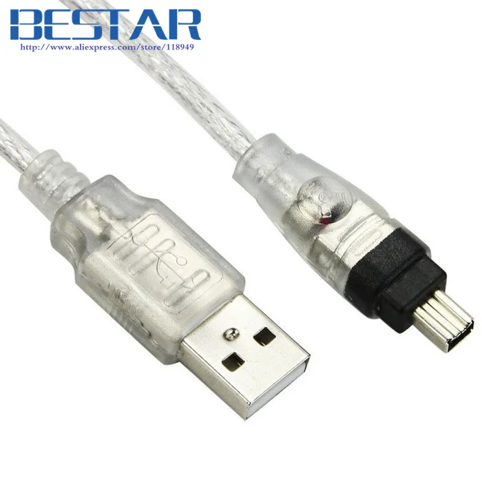 Usb кабель типа Папа Firewire IEEE 1394 4 контактный адаптер iLink firewire для SONY DCR TRV75E DV|1394