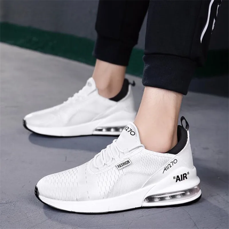 Plus Size Men Air Cushion Casual Shoes Trend Breathable Sneakers Luxury Light 270 Lace Up Fashion Unisex 19 | Обувь